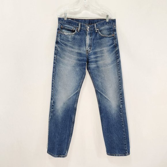 Levi's Other - LEVI'S 505 VINTAGE Unisex Regular Fit Straight Leg High Rise W 34 L 32 100% Cot.